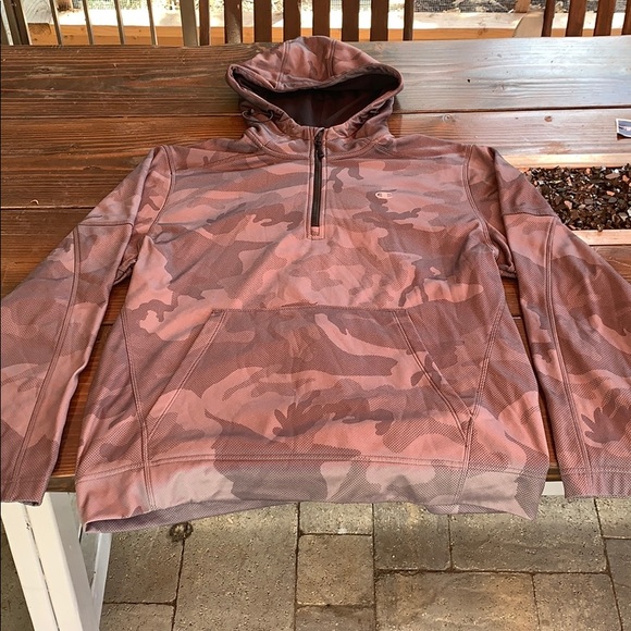 Champion Quarter Zip Athletic Hoodie - Picture 1 of 1